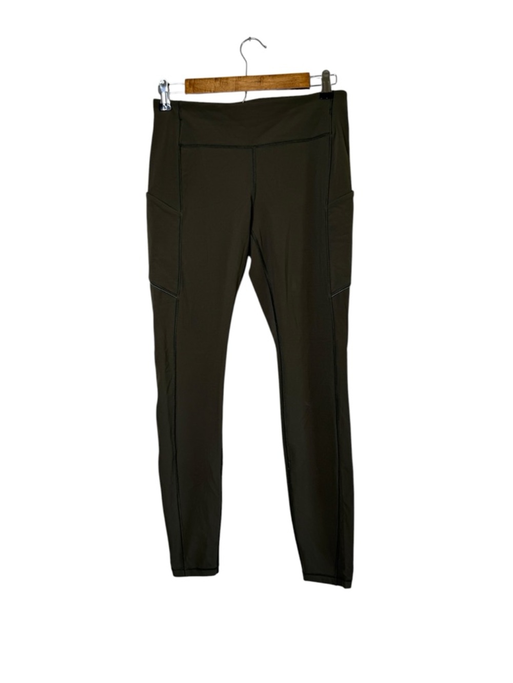 Lululemon Speed Up Tight Full On Luxtreme Dark Olive Green Cropped Leggings